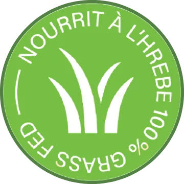 100% Nourri à l'herbe