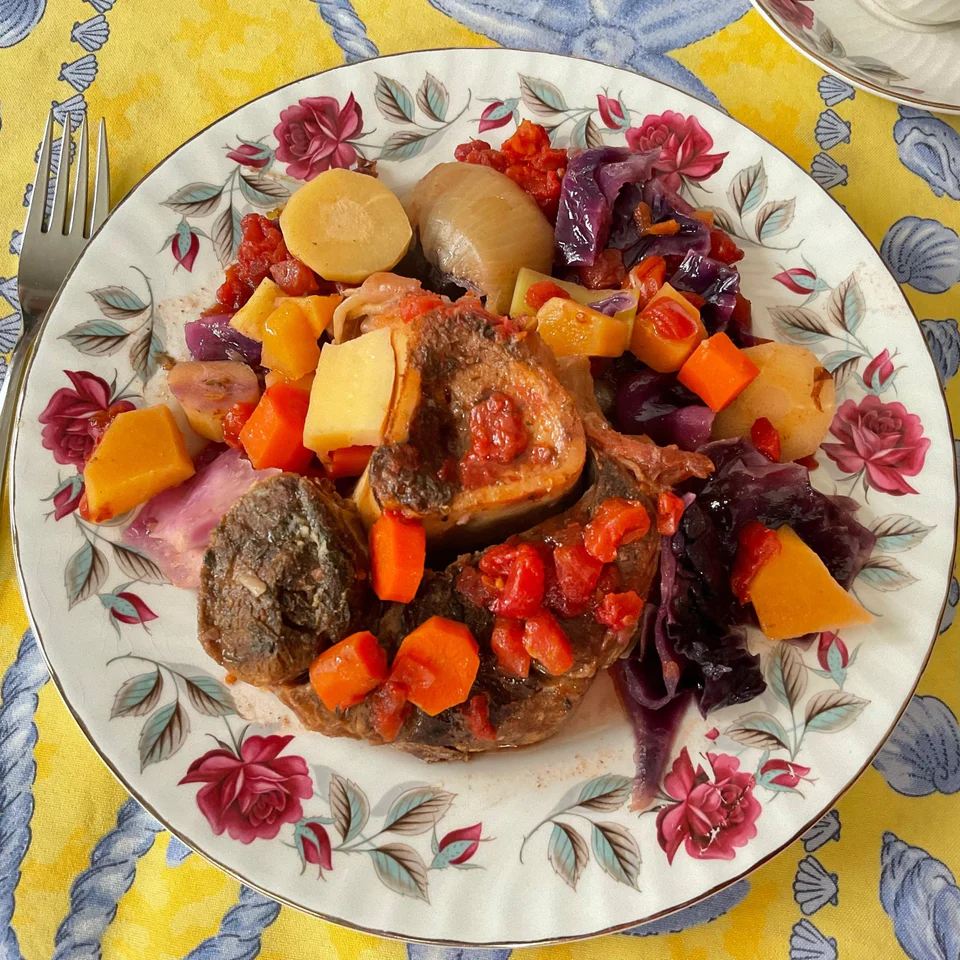 Jarret de veau jardinier